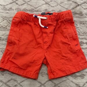 Mini Boden Bright Orange Kids' Shorts